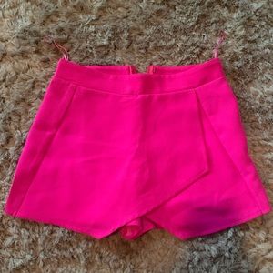 Hot Pink Envelope Skort